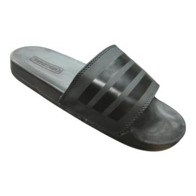 دمپایی آدیداس سه خط مشکی بدون لوگو آمازون