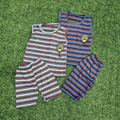 تاپ و شلوارک پسرانه نخی سایز 40 و 45 و 50 بسیار خنک و نرم و لطیف