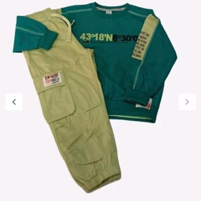 ست بولیز و شلوار کارگو اسپرت وارداتی دخترانه و پسرانه