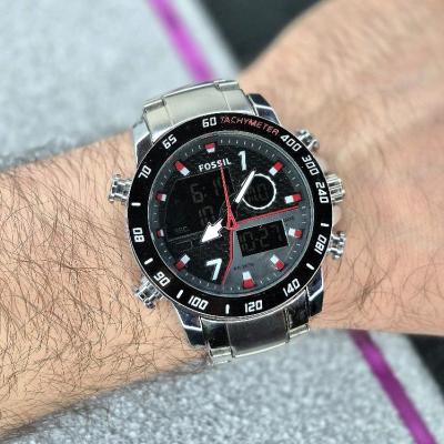 ساعت مچی مردانه فسیل دو زمانه