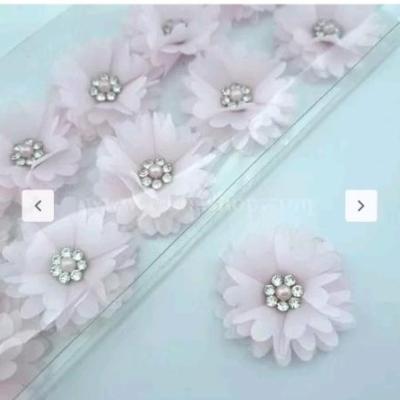 گل حریری سفید و مشکی وارداتی بسته 14 تایی