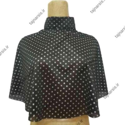 یقه حجاب مجلسی تور خالدار