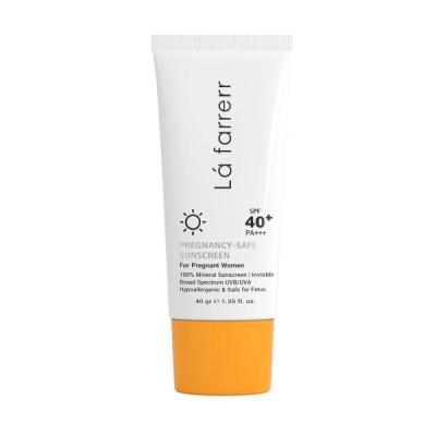 کرم ضد آفتاب بارداری spf40 بی رنگ لافارر