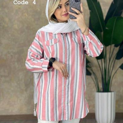 مانتو اسپرت زنانه لنین مدل شومیز مانتویی