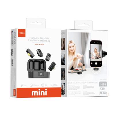 میکروفون بی سیم یقه ای موکسوم مدل MX-AX85 - مخصوص اندروید و آیفون