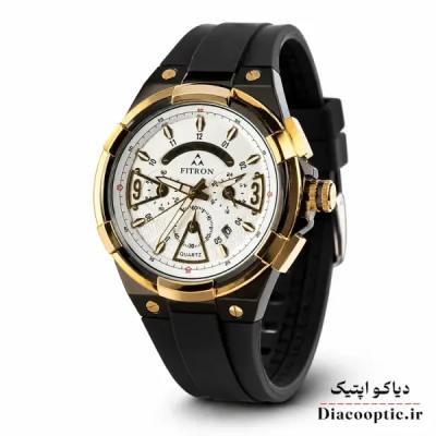 ساعت مچی مردانه سه موتور برند فیترون مدل Do1272 بند رابر