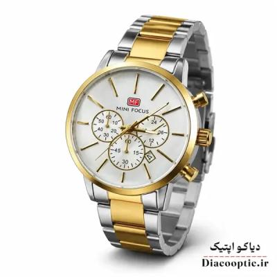 ساعت مچی مردانه اورجینال موتور ژاپنی برند مینی فوکوس سه موتور مدل Mf0294G.02