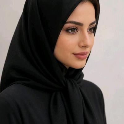 روسری نخی مشکی