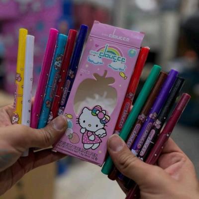 خط چشم ماژیکی رنگی