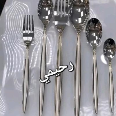 سرویس قاشق و چنگال 24نفره 120 پارچه یونیک المانی نقره ای روگن