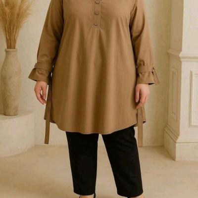 تونیک آستین سه ربع سایز بزرگ