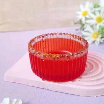 شات جاشمعی رزینی شیاردار نارنجی