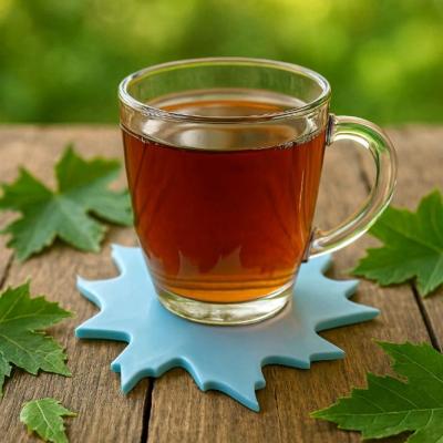 زیرلیوانی رزینی برگ آبی