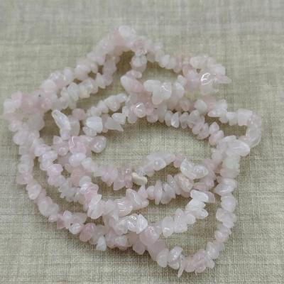 ریسه سنگ رز کوارتز کیفیت درجه یک ( طول ریسه 40 سانتیمتر است)