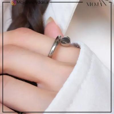 انگشترمیخی کارتیه سفید کد602