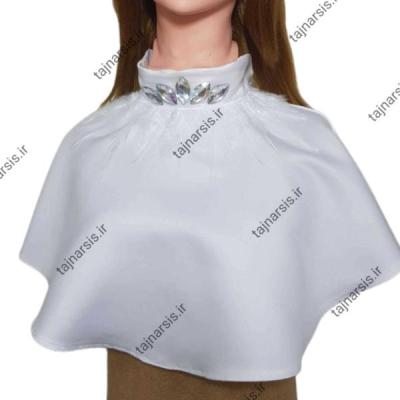 یقه حجاب پر مجلسی عروس