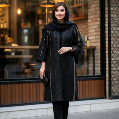 مانتو مجلسی مدل مانتو مزونی مجلسی ژاکارد اعلا کد 0363-159878