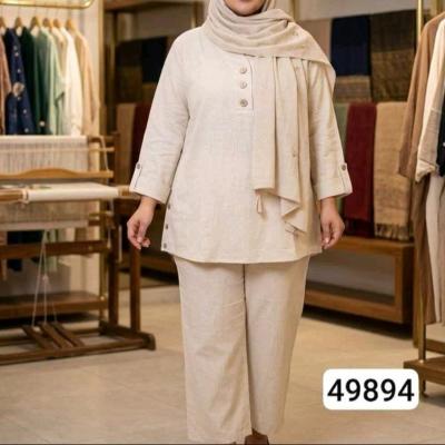 ست تونیک شلوار سایز بزرگ تا سایز60 کد 49894