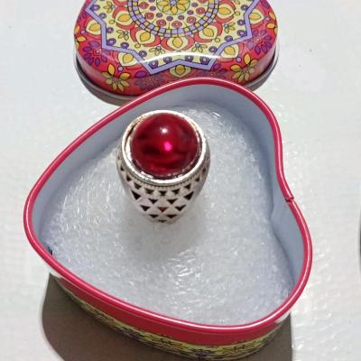 انگشتر طرح عقیق نگین تپل
