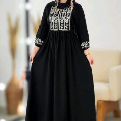 پیراهن روزمره زنانه نخی مدل پیراهن