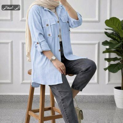 مانتو اسپرت زنانه حریر مدل کوتاه