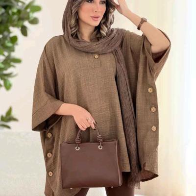 پانچو زنانه شانتون مدل مانتو پانچو شانتون