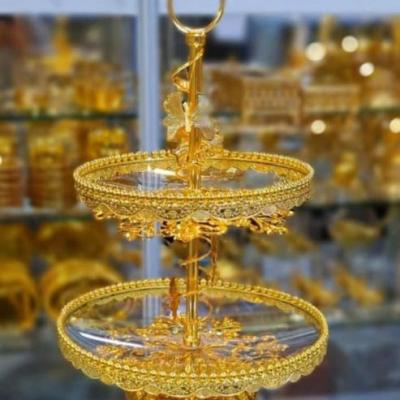 خرید جا شیرینی دو طبقه وارداتی اماراتی