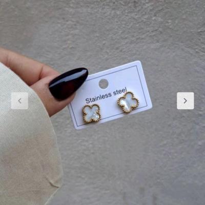 گوشواره های استیل و رنگ ثابت ونکلیف