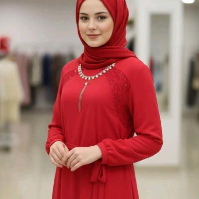 پیراهن زنانه مجلسی حریر پلیسه دار-158910