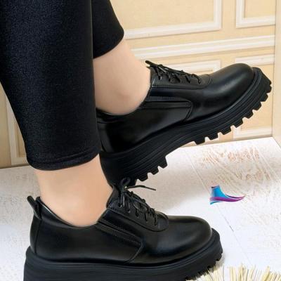 لوفربندی زنانه با زیره پیو و لژ 5 سانت در رنگ مشکی 352