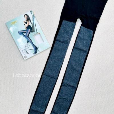 جوراب شلواری زنانه دورنگ وارداتی بادکنکی پاره نشو