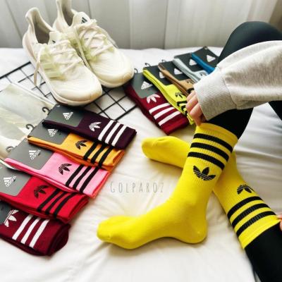 جوراب ساقدار رنگی طرح آدیداس