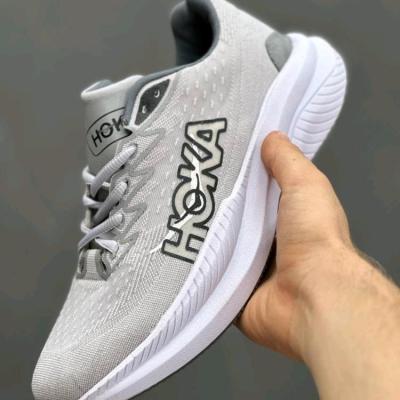 کتونی هوکا طوسی سفید HOKA