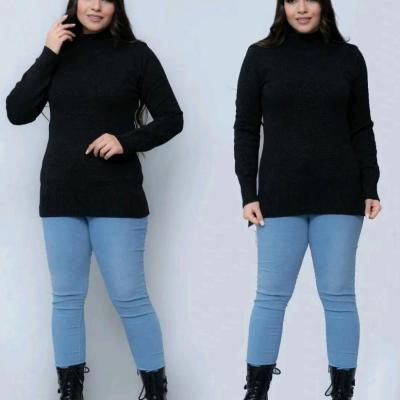 پیراهن بافت زنانه یقه اسکی