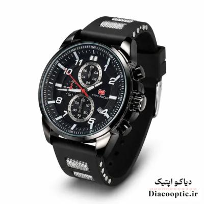 ساعت مچی مردانه اورجینال موتور ژاپن برند مینی فوکوس سه موتور مدل Mf0268G.04 بند رابر