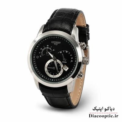 ساعت مچی زنانه موتور ژاپن برند سیتیزن مدل DO1227 بند چرمی