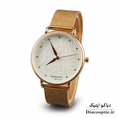 ساعت مچی زنانه برند Duke مدل duk1130 بند حصیری