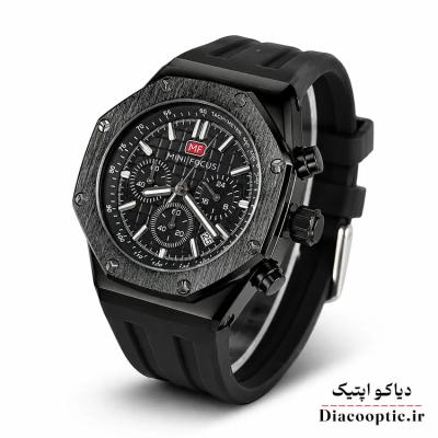 ساعت مچی مردانه اورجینال موتور ژاپنی برند مینی فوکوس سه موتور مدل Mf0417G.04 بند رابر