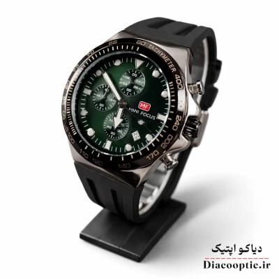 ساعت مچی مردانه اورجینال موتور ژاپنی برند مینی فوکوس سه موتور مدل Mf0488G.03 بند رابر