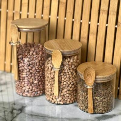 بانکه پیرکس قاشق دار قطر 10 ارتفاع 10 سانتی متر
