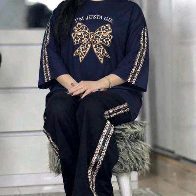 ست تیشرت شلوار زنانه ویکتوریا ، ارسال رایگان ، فری تا 48 ، رنگبندی