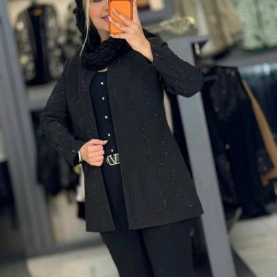 کت مجلسی زنانه مدل نگین شش ضلعی