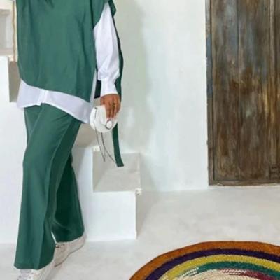ست سه تکه رویه وشلوار بایوس وشومیز