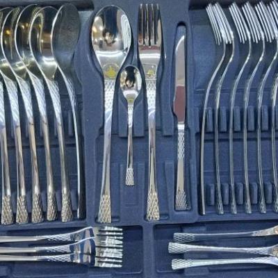 خرید سرویس قاشق و چنگال یونیک 24 نفره 120 پارچه دهانه اروپایی کنسول 3 کشو آنلاین شاپ لیان