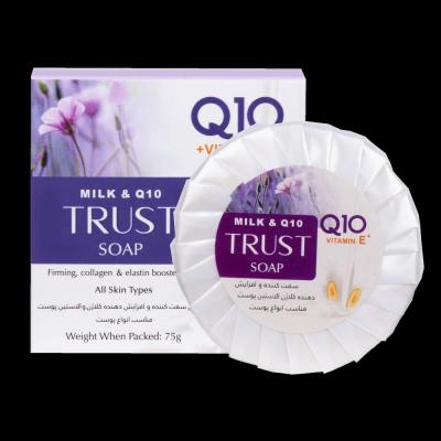 صابون شیر و Q10 تراست