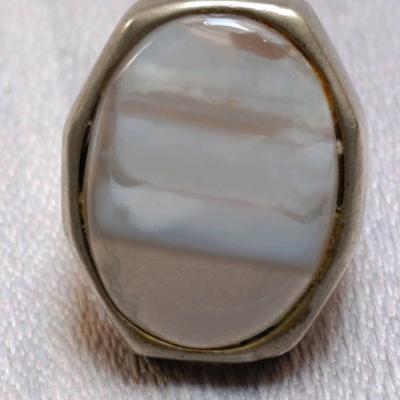 انگشتر نگین سلیمانی قواره دار