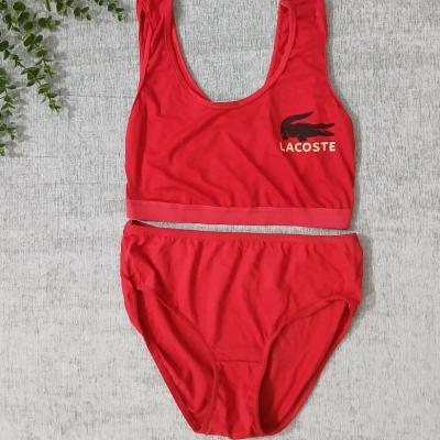 ست نیم تنه و شورت نخی راحتی