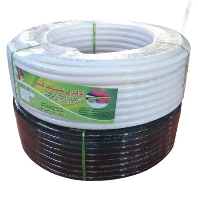 شیلنگ گاز شفاف نخ‌دار دولایه
