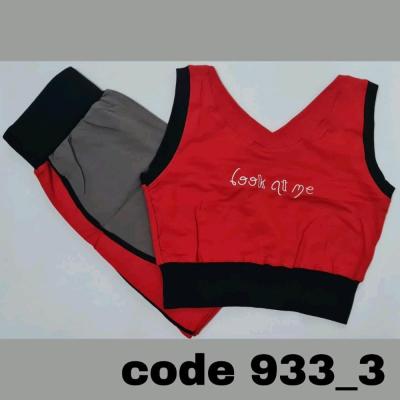 ست نیم تنه شلوارک کد 933
