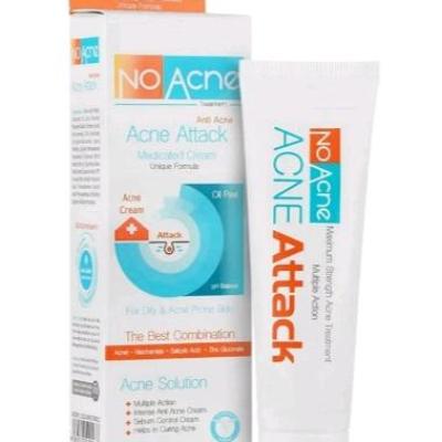 کرم ضد جوش نو آکنه Attack No Acne حجم 50 میل